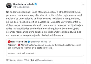 Humberto de la Calle habla