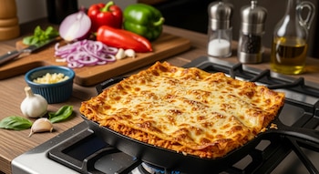 Preparar la lasaña de pollo