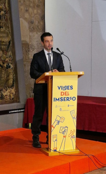 10/09/2026 El ministro de Derechos Sociales, Consumo y Agenda 2030, Pablo Bustinduy, en el Palacio del Conde Luna de León capital.
POLITICA ESPAÑA EUROPA CASTILLA Y LEÓN