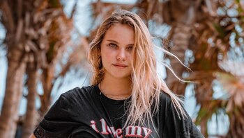 Sophie, a sus 19 años,