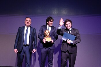 El presidente habló en la