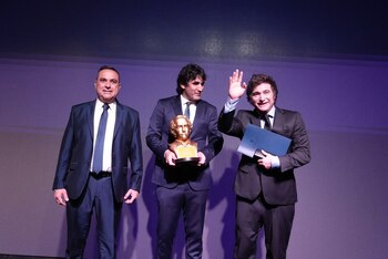 El presidente habló en la