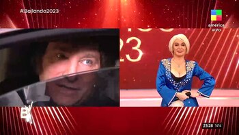 Javier Milei fue a buscar