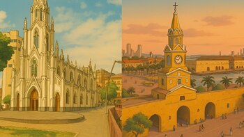 Ciudades de Colombia reimaginadas al