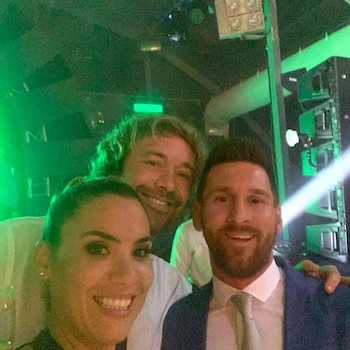 Diego Lugano y Lionel Messi