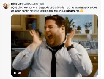 La postura del presidente causó