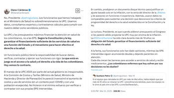 La exviceministra enfatizó en que