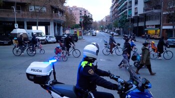 La policía es la encargada