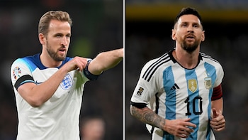 Partida Kane y Messi