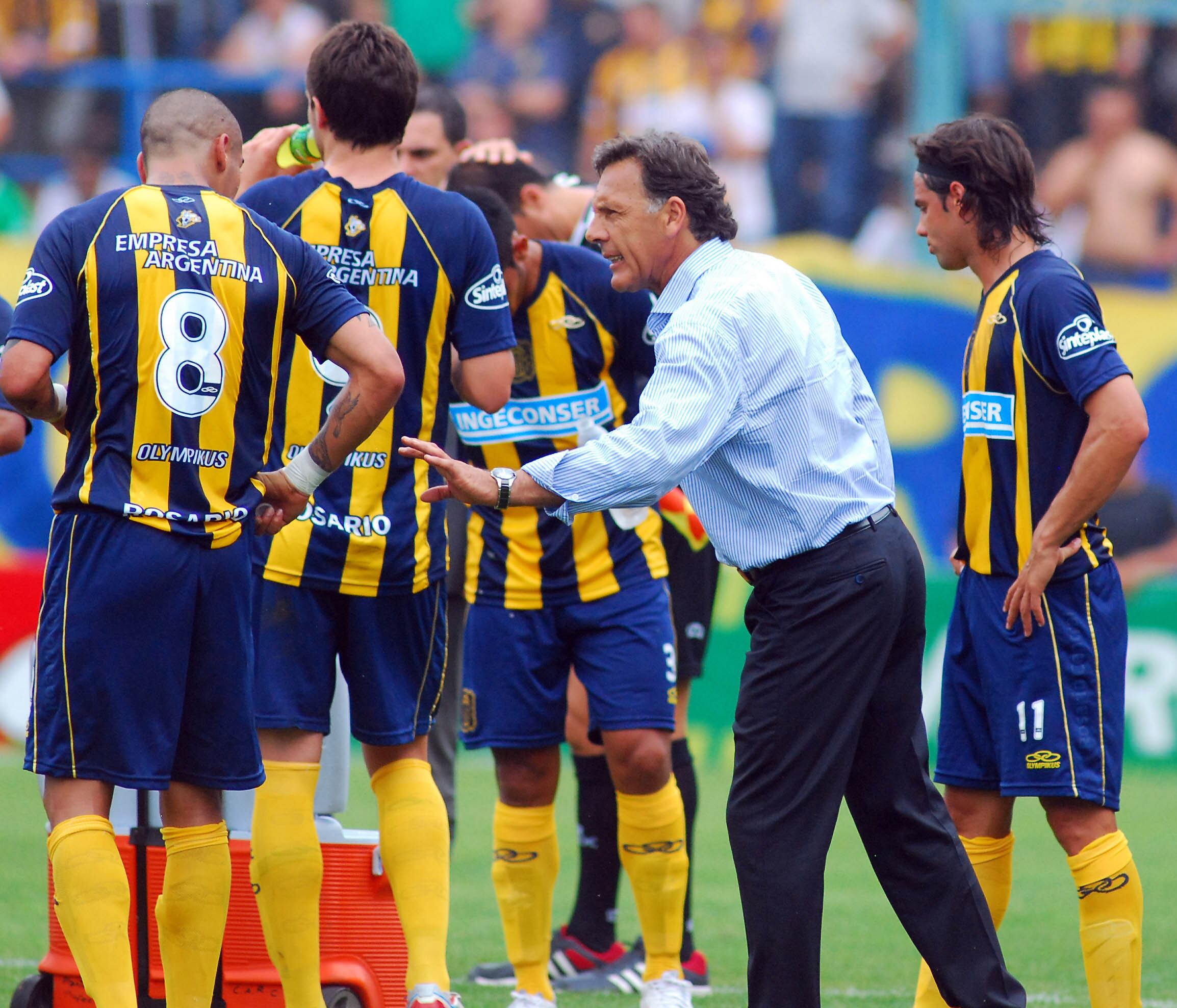 Su cuarto ciclo en Rosario Central lo tuvo entre 2012 y 2013 ascendiendo al equipo a Primera (FotoBaires)