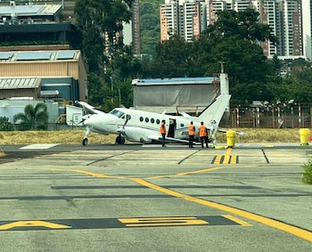 La aeronave resultó con serias