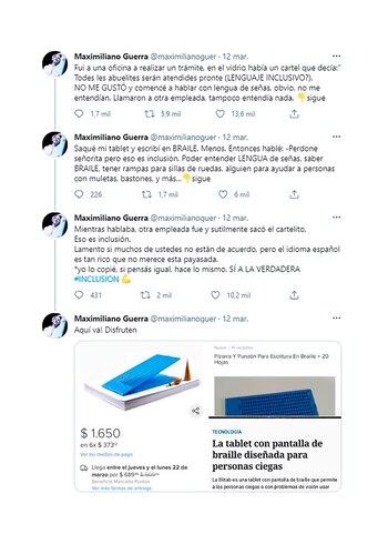 Los mensajes de Maximiliano Guerra