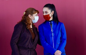 Judith Vanegas con la jefa