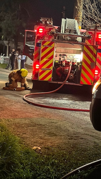No se registraron daños materiales en las viviendas de la zona (Facebook: Cuerpo Activo de Bomberos Voluntarios Paraná)