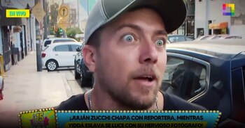 Julián Zucchi protagonizó apasionado beso