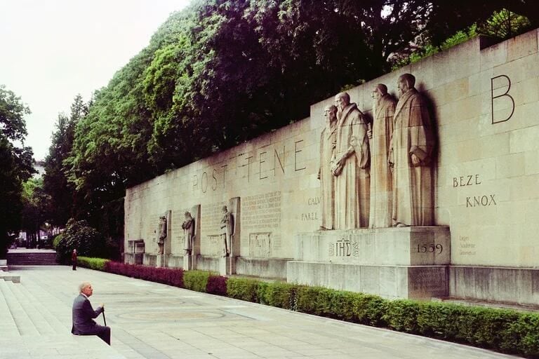 Borges en el cementerio de Ginebra
