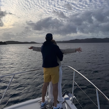 Sydney Sweeney recreó una escena de Titanic con Scooter Braun. (Instagram)