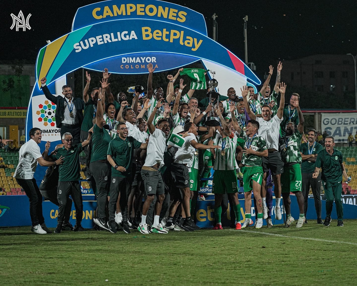 Nacional celebró el título de Superliga Colombia a inicio del 2025 y cerró la temporada del fútbol colombiano con el título de Copa Colombia - crédito Atlético Nacional