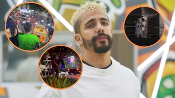 Con caravana y cientos de