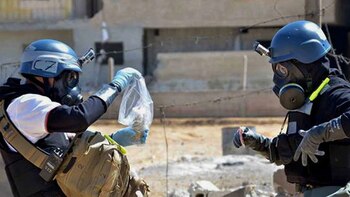 Elementos de la OPAQ realizan