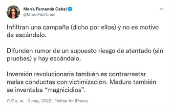 María Fernanda Cabal responde a