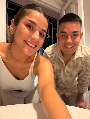 Micaela Palavecino, novia del árbitro