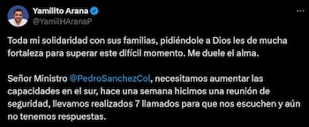 El gobernador Yamil Arana volvió