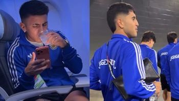 “Son dos demonios”: los divertidos videos de Otamendi junto a Thiago Almada y Exequiel Palacios tras la victoria de Argentina