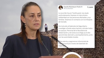 La presidenta Claudia Sheinbaum se pone en contacto con Canadá tras muerte de turista en balacera de Teotihuacán