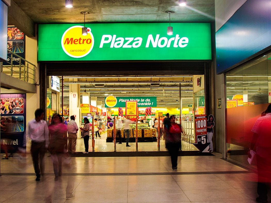 Metro se ubicó en la cuarta posición, con 9,0% de las preferencias. Foto: Plaza Norte