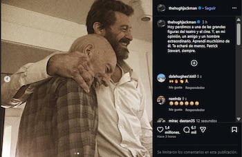 Hugh Jackman describió a Patrick Stewart como un hombre extraordinario.