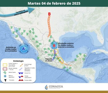 Estos sistemas meteorológicos influirán en