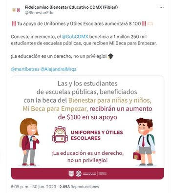 Subirán 100 pesos al monto