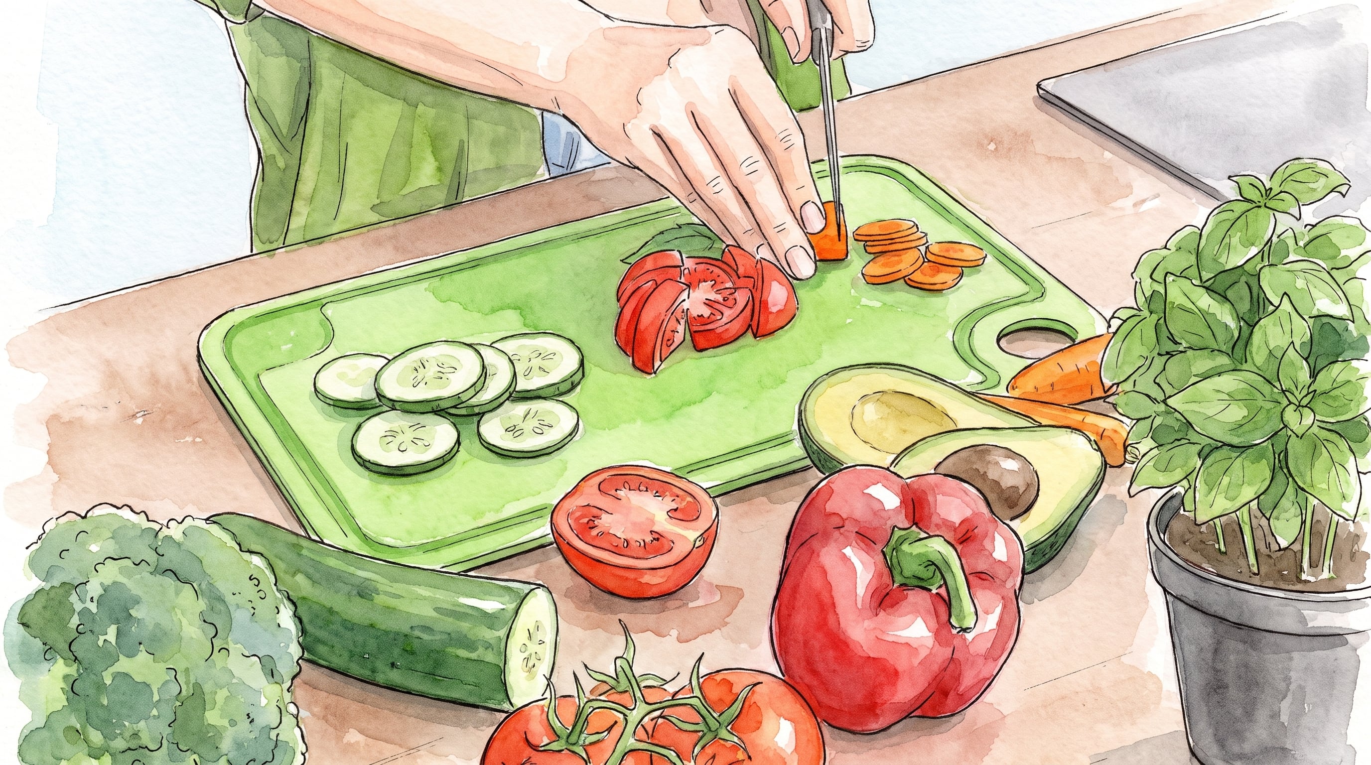 Las tablas de cortar de plástico quedan bajo revisión por el desprendimiento de microplásticos durante el uso doméstico. (Imagen Ilustrativa Infobae)