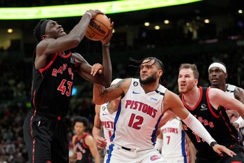 Pascal Siakam (43), de los