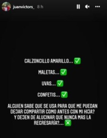 Juan Víctor Sánchez y su publicación en Instagram. (Foto: Instagram)
