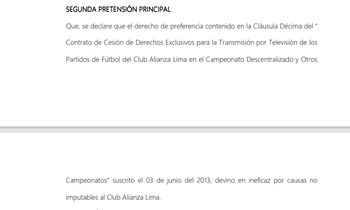 Resolución de la Corte Superior