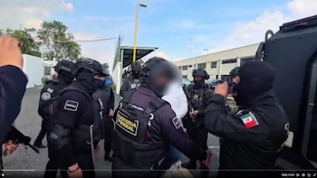 Bajo fuerte resguardo militar llegó a la capital Miguel Sánchez, alias "Quetu", alcalde de Juchitán capturado por presunta extorsión, Captura de pantalla
