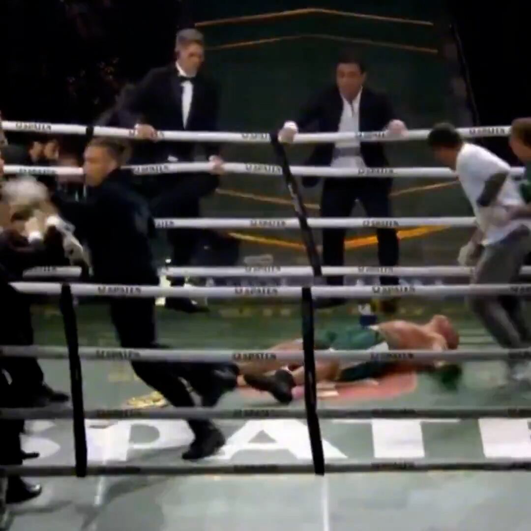 Silva terminó tendido sobre la lona