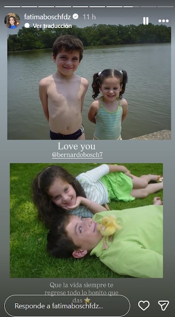 Fátima Bosch comparte mensajes emotivos
