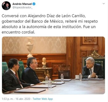 Tuit Amlo (Foto: Twitter@lopezobrador_)