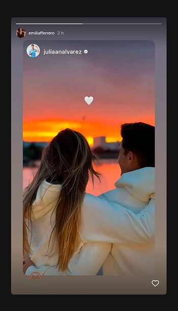 Emilia replicó la historia publicada