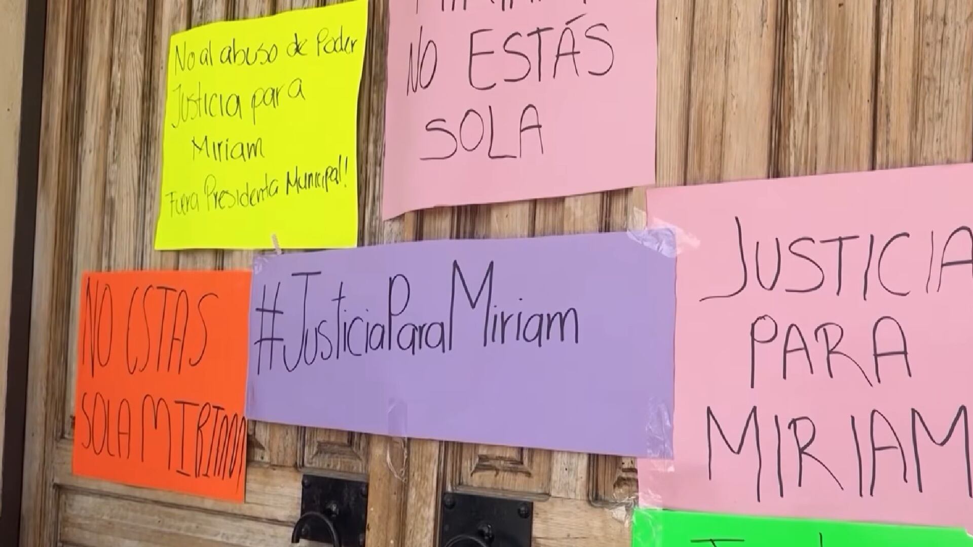 Funcionarios del DIF de Capulhuac, Estado de México, también se manifestaron para exigir justicia por el caso de Miriam | Especial