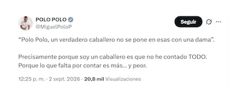 Miguel Polo Polo dijo saber cosas de María Fernanda Cabal