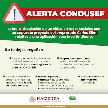 Condusef advierte a la población: