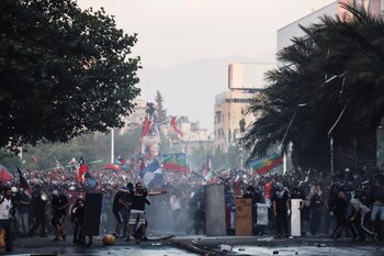 Las protestas en Chile. REUTERS/Ivan
