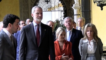 El rey Felipe, por primera