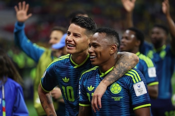 A partida Colômbia x Uzbequistão foi uma das mais assistidas da história da seleção, contrastando diretamente com a queda numérica causada pela partida contra Portugal - crédito Ashtin Barker/AP