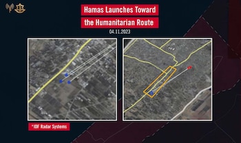 Hamas atacó el corredor humanitario