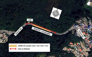 El tránsito vehicular será alternado